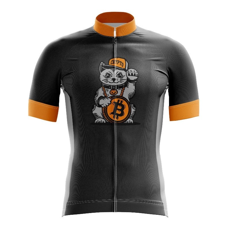 Bitcoin Lucky Cat Cycling Jersey S