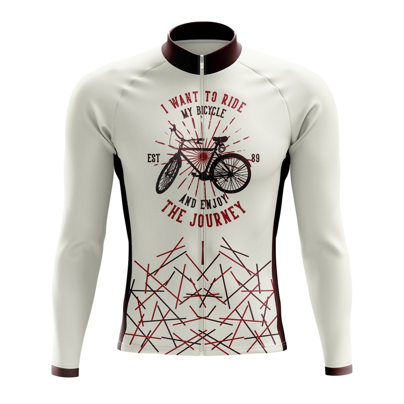 Enjoy The Journey Long Sleeve Cycling Jersey S Regular