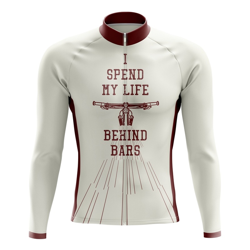 Life Behind Bars Long Sleeve Cycling Jersey S Regular