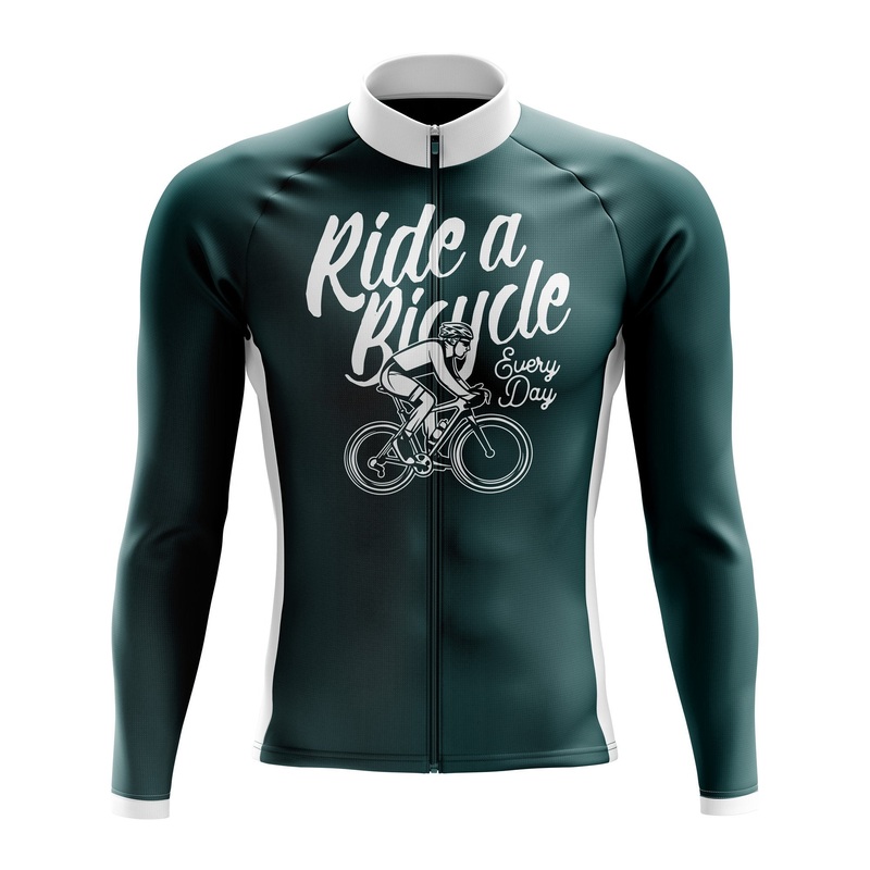 Ride A Bicycle Long Sleeve Cycling Jersey S Regular