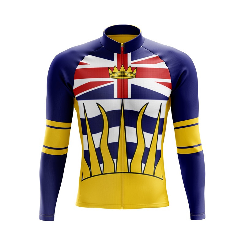 British Columbia Long Sleeve Cycling Jersey S Regular