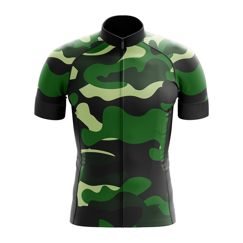 Camouflage Cycling Jersey S