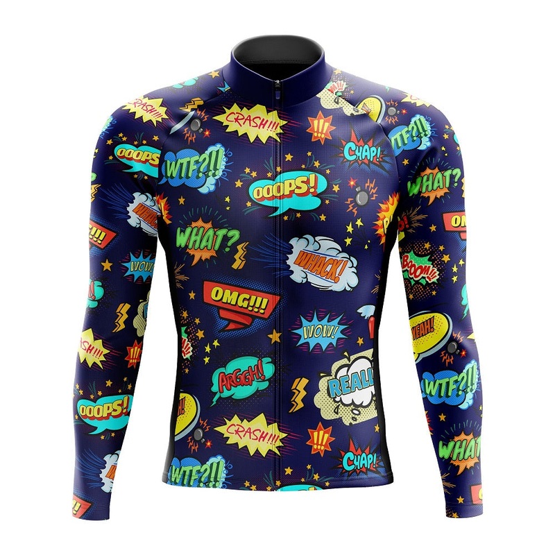 Cartoon Long Sleeve Cycling Jersey S Regular