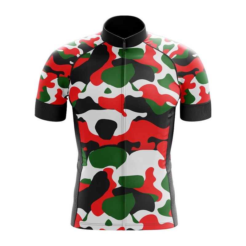 Christmas Camouflage Cycling Jersey S