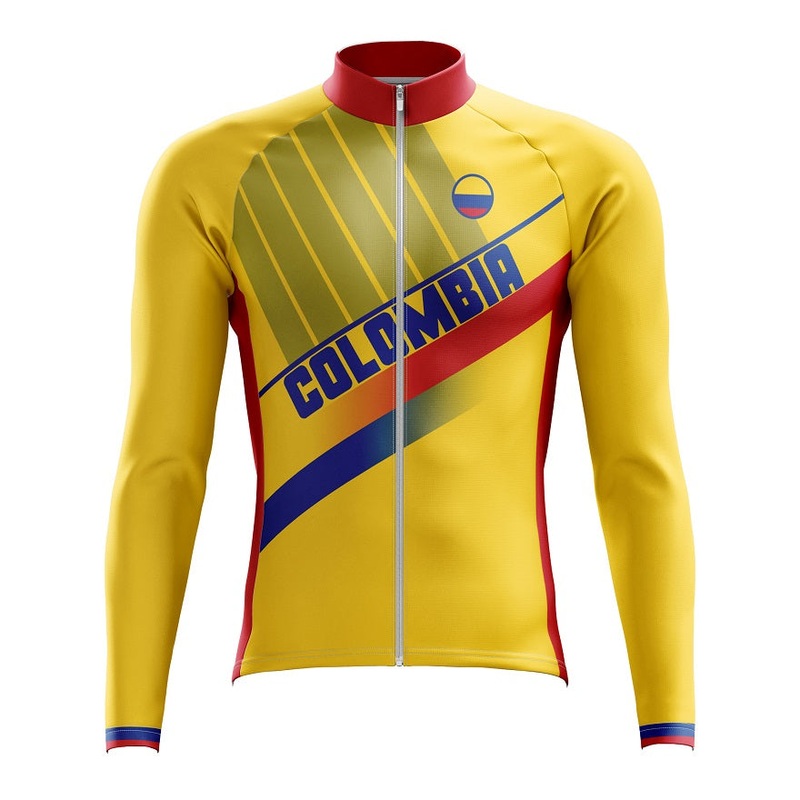 Colombia Long Sleeve Cycling Jersey S