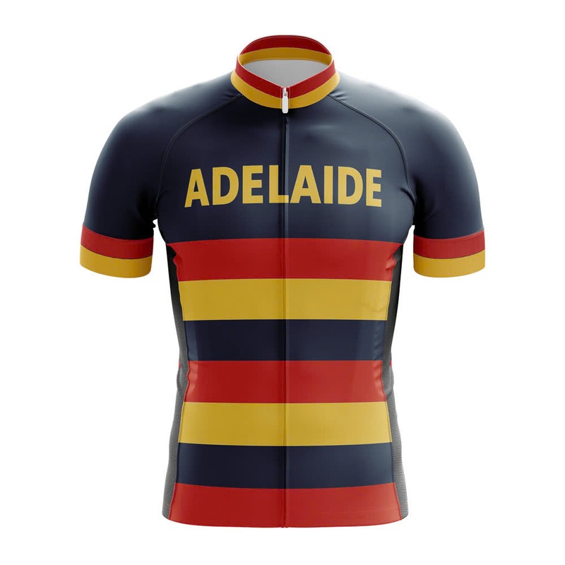 Adelaide Footie Stripes Cycling Jersey S