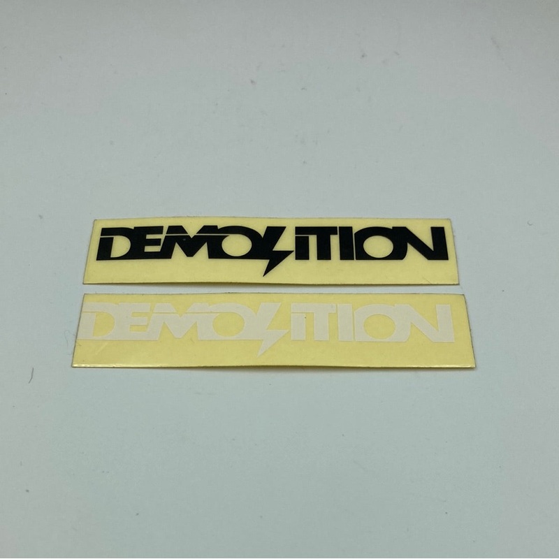 Demolition sticker 3 Black
