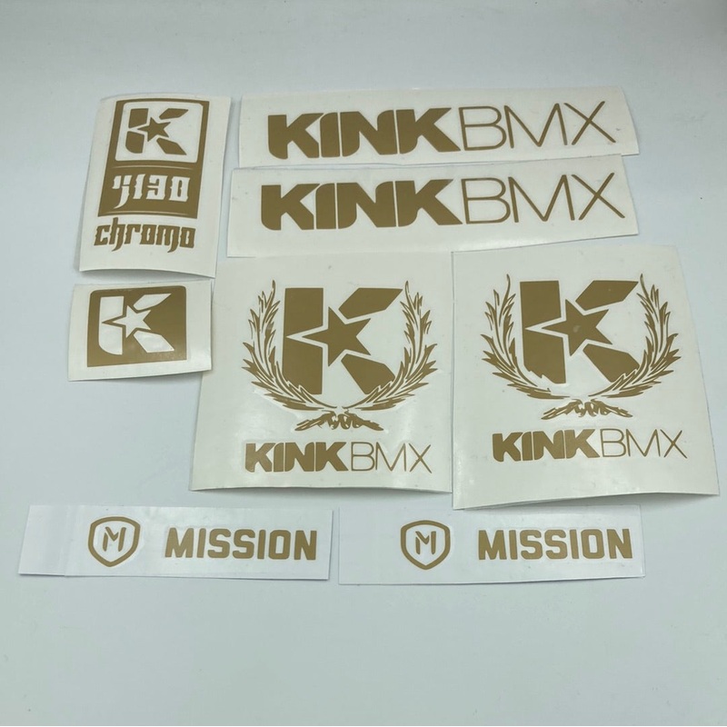 Kink Frame Decal Sticker Replica Kit Gold