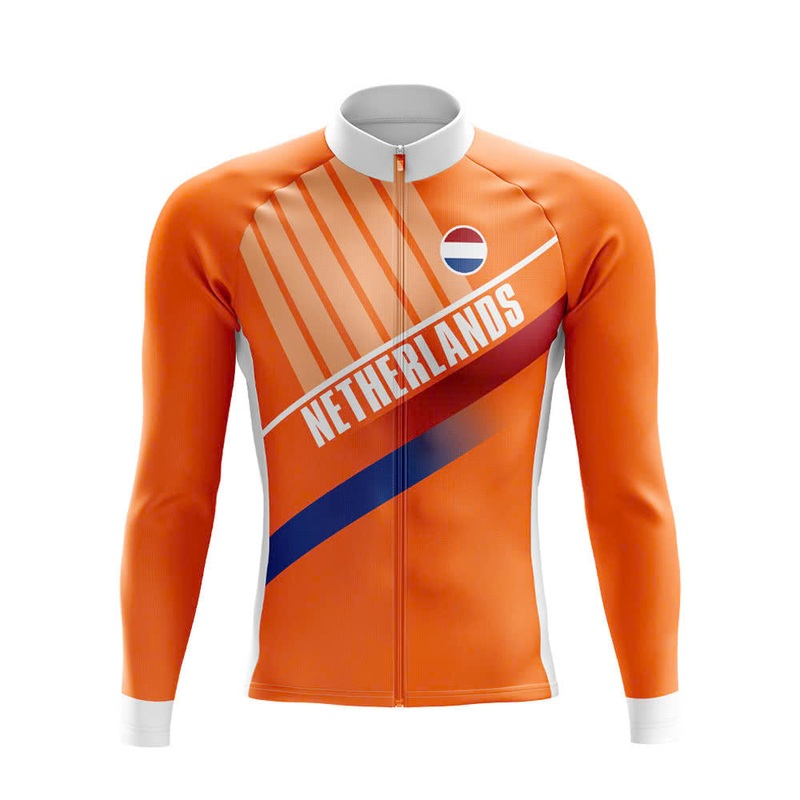 Netherlands Long Sleeve Cycling Jersey S