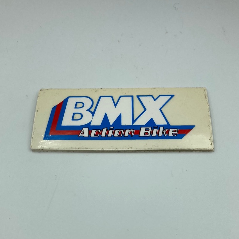Old School BMX Action Bike Sticker 4