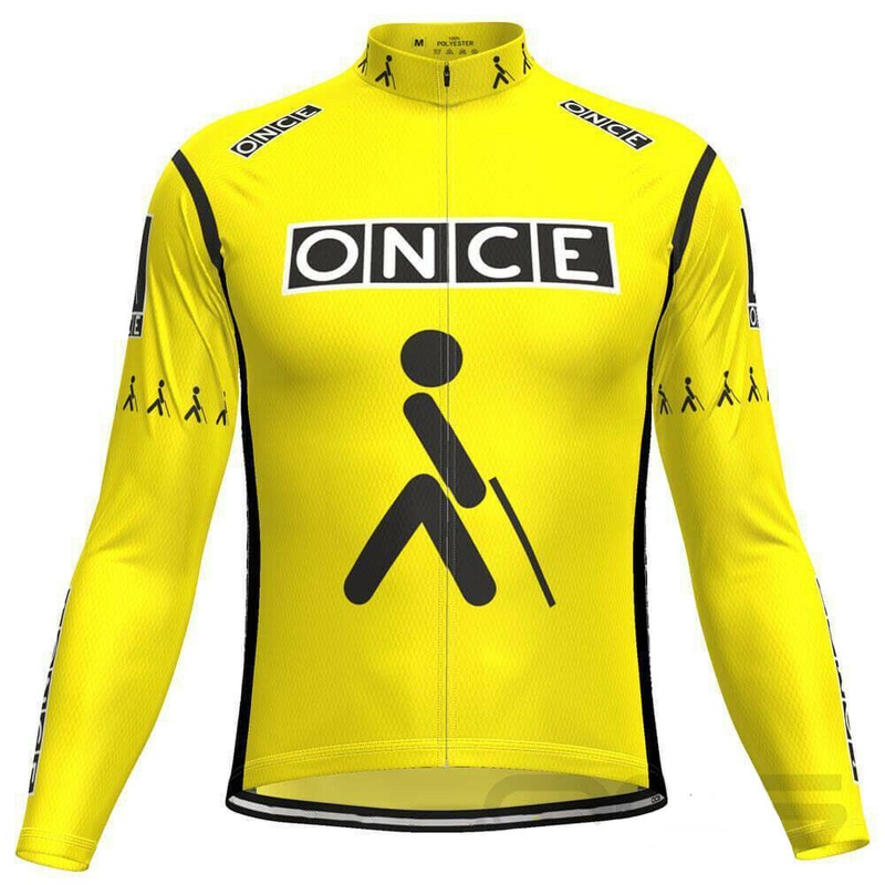 ONCE Cycling Jersey S Yellow