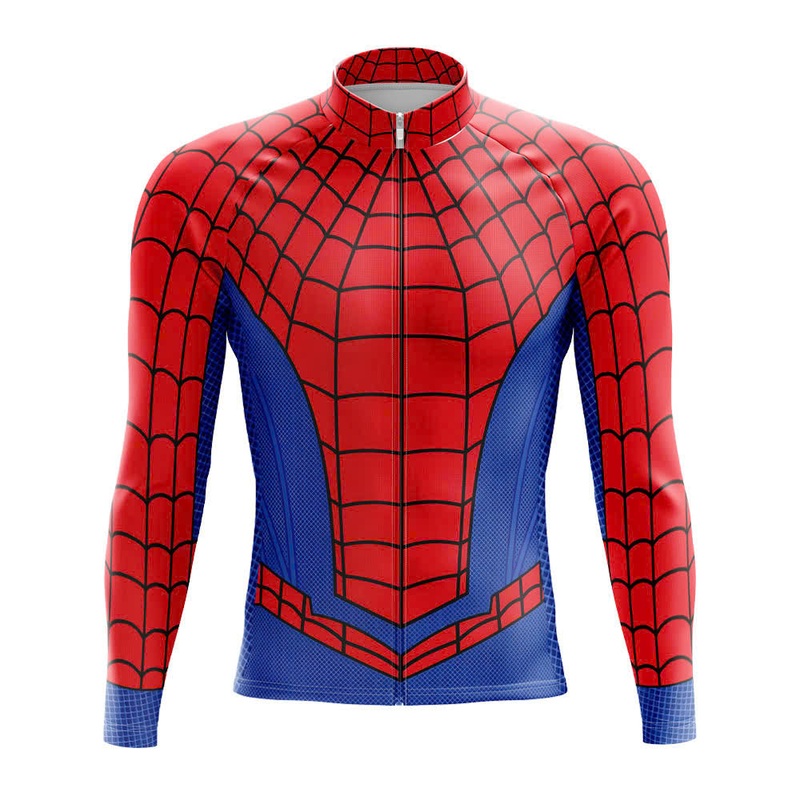 Spider Man Long Sleeve Cycling Jersey S
