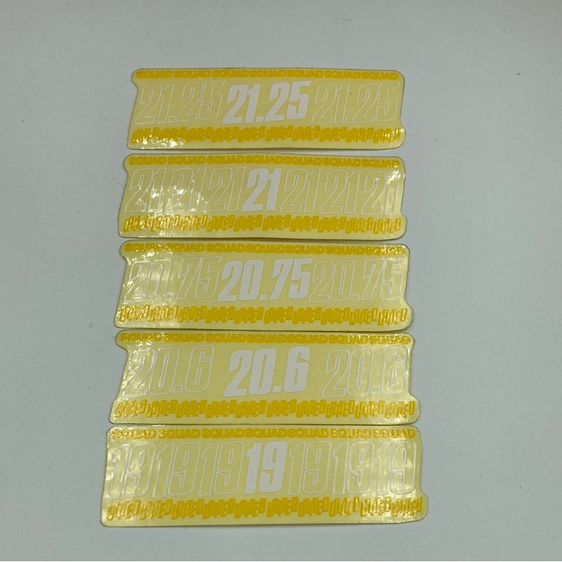 United Top Tube Sticker 21.25