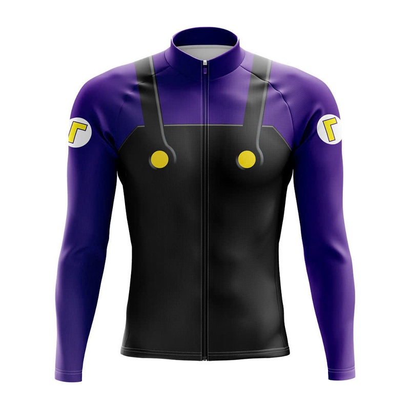 Waluigi Long Sleeve Cycling Jersey S