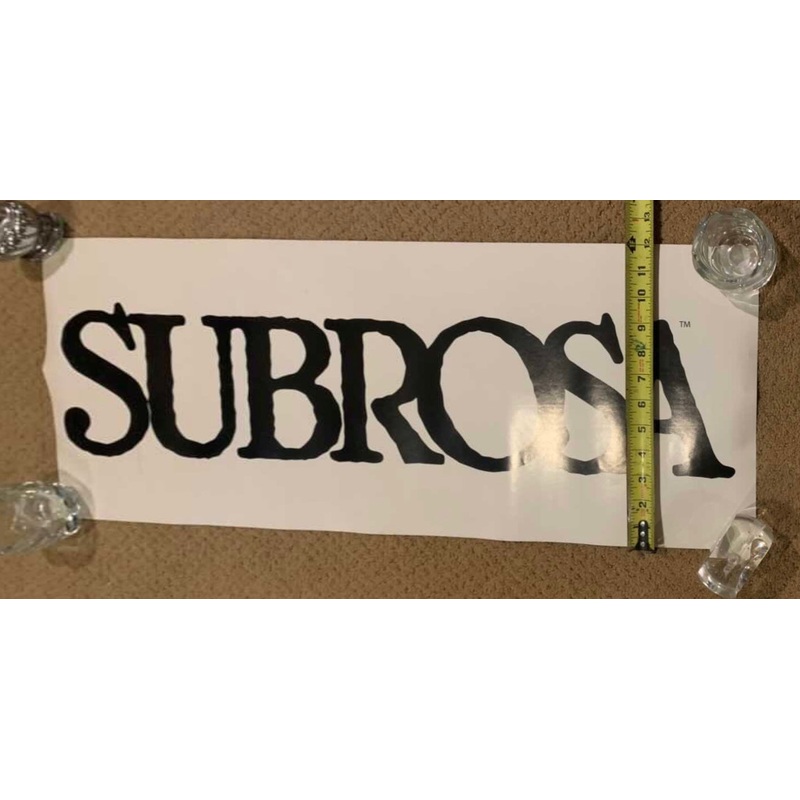 Subrosa Banner White