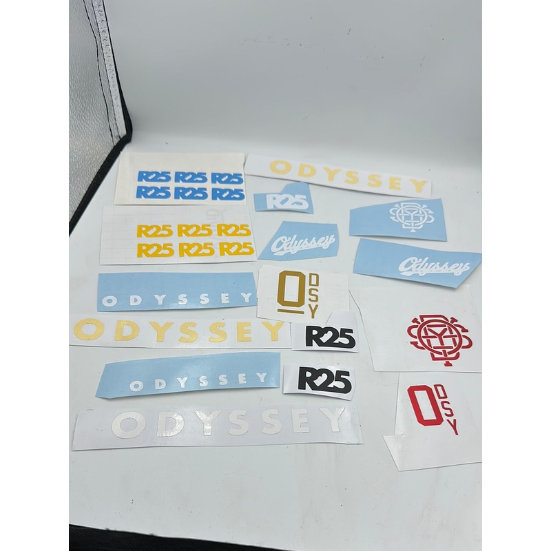 Odyssey Replica Stickers/Vinyl R25 Blue Sold In Pairs