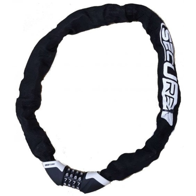 Securex Combination Lock Heavy Duty Steel Chain 6 mm x 30