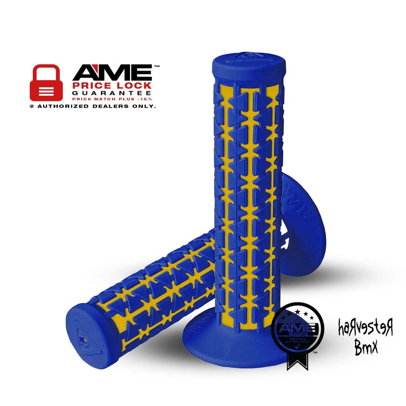 Ame Dual Grips Blue/Yellow
