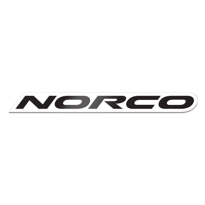 NORCO DIE-CUT SINGLE WORDMARK STICKER Black