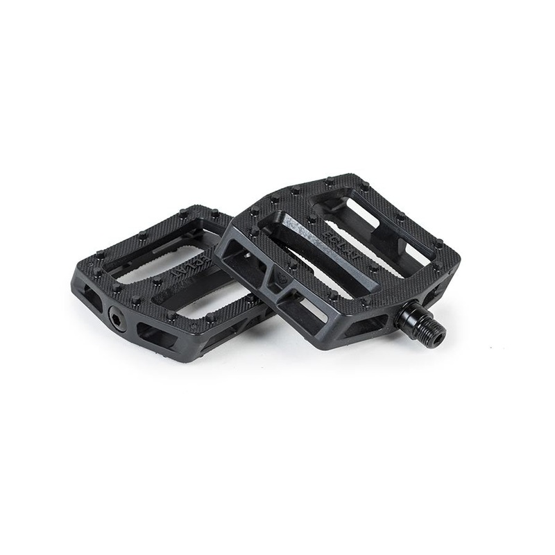 Eclat Seeker Platform Pedals Body Nylon Spindle Cr-Mo 9/16” Black (Please Wait Up To 7 Days To Ship)