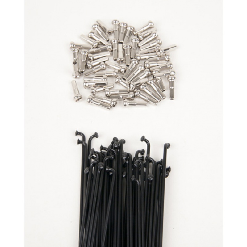 DK Double Butted Spokes 191mm 191 Black