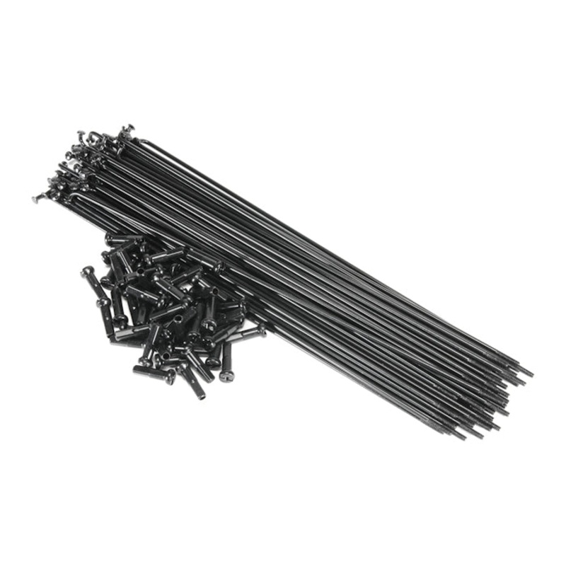SALT PG SPOKES 40 PACK BLACK 179mm