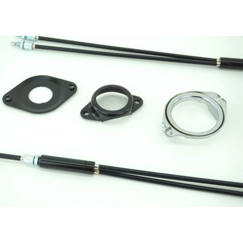 1″ Gyro Rotor w/ Cables for Old School BMX (BLACK)