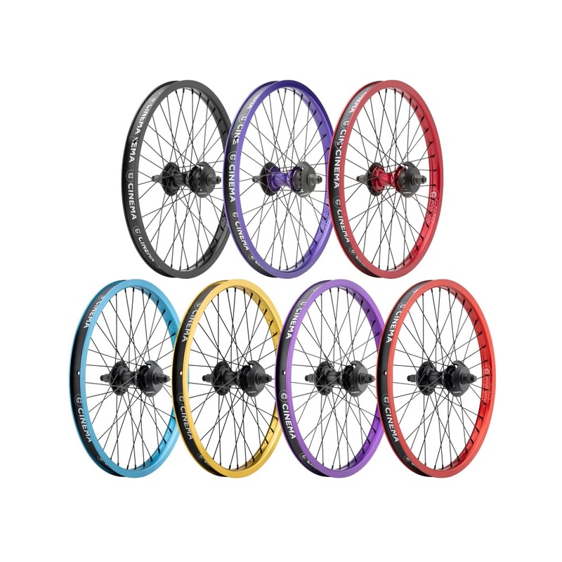 Cinema ZX 333 Wheel (FRONT AND REAR) Black (Front)