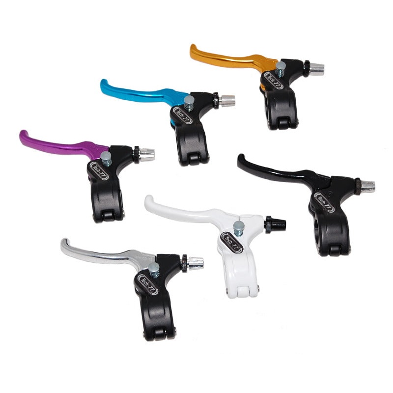 DIA-COMPE DIATECH 77 LEVER WITH STOP (PAIR) White/White (PAIR)