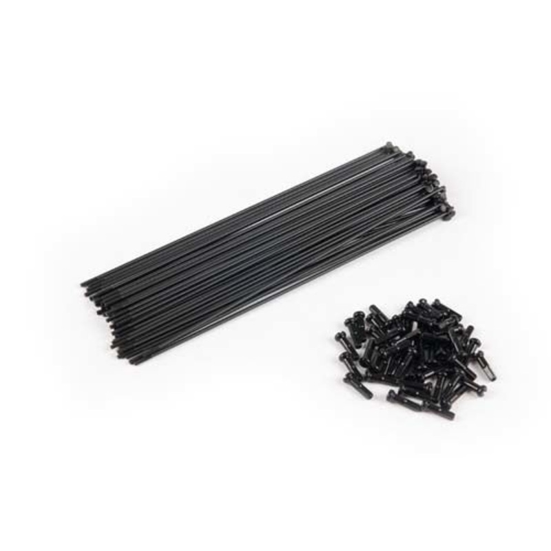 ECLAT PG (PLAIN GAUGE) SPOKES 182mm Black