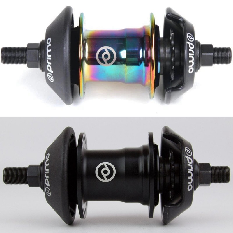 Primo Pro “Freemix” 36h RHD Hub/Male Axle with Hub Guards Black