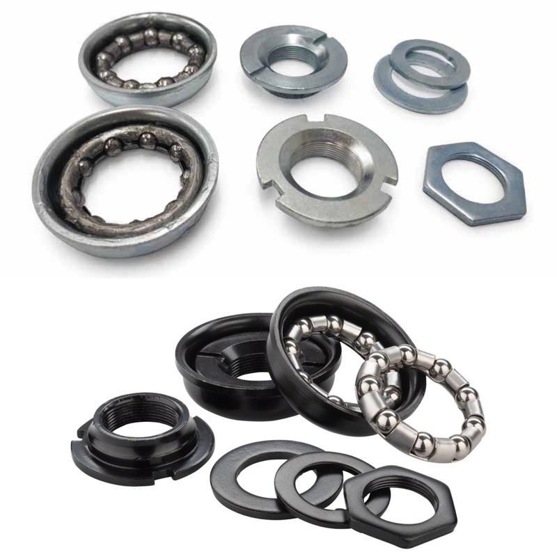 Unsealed American Bottom Bracket For One Piece Crank Black