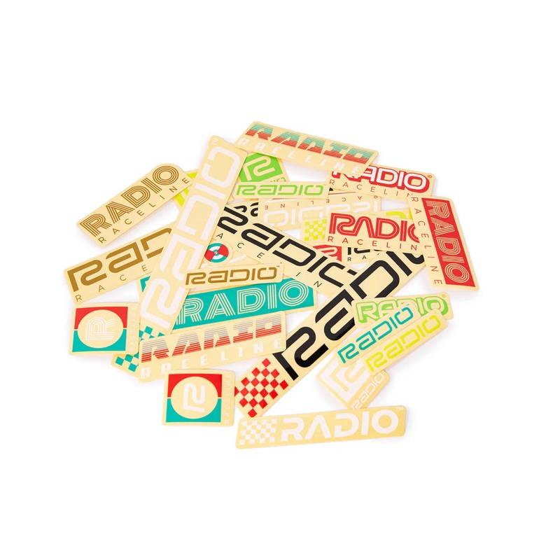 Radio Race Sticker Set