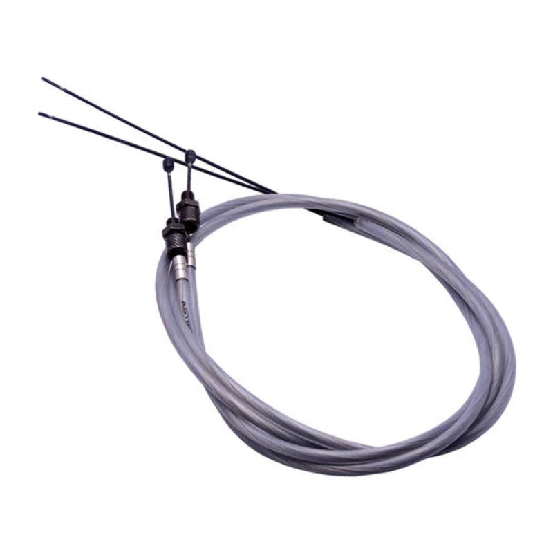 SNAFU ASTROGLIDE DUAL LOWER BRAKE CABLES Clear (Missing Dual Cable Adapter)