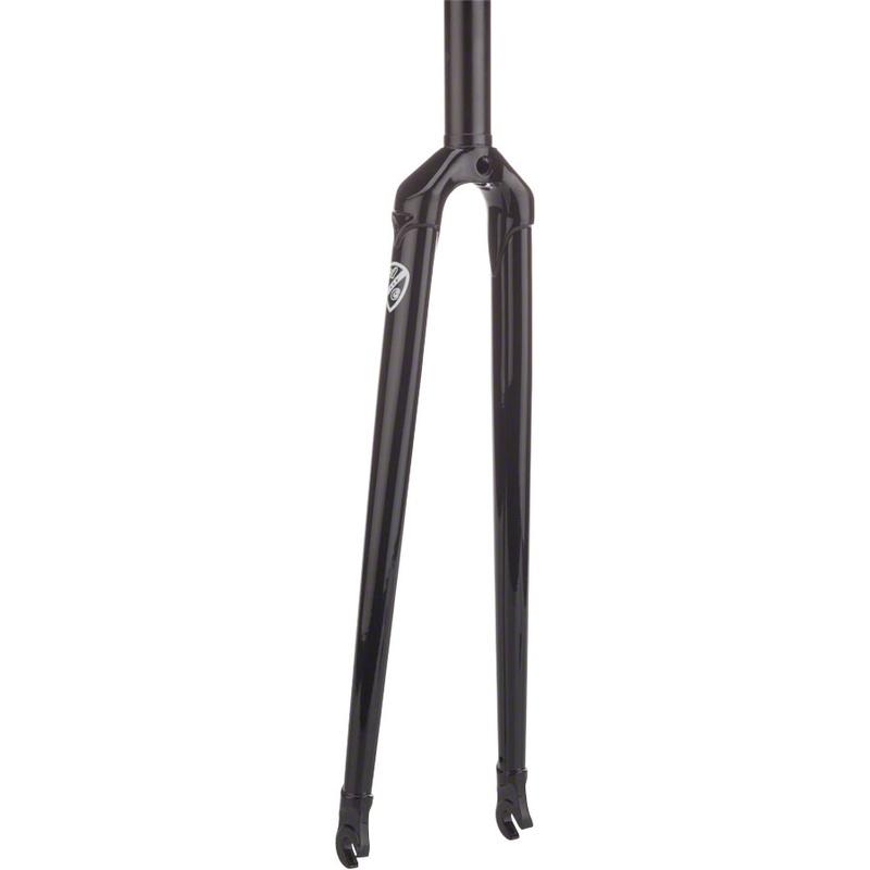 NEW All-City Big Block Track Road Fork All-City 1″ Track Fork Straight Blade Black