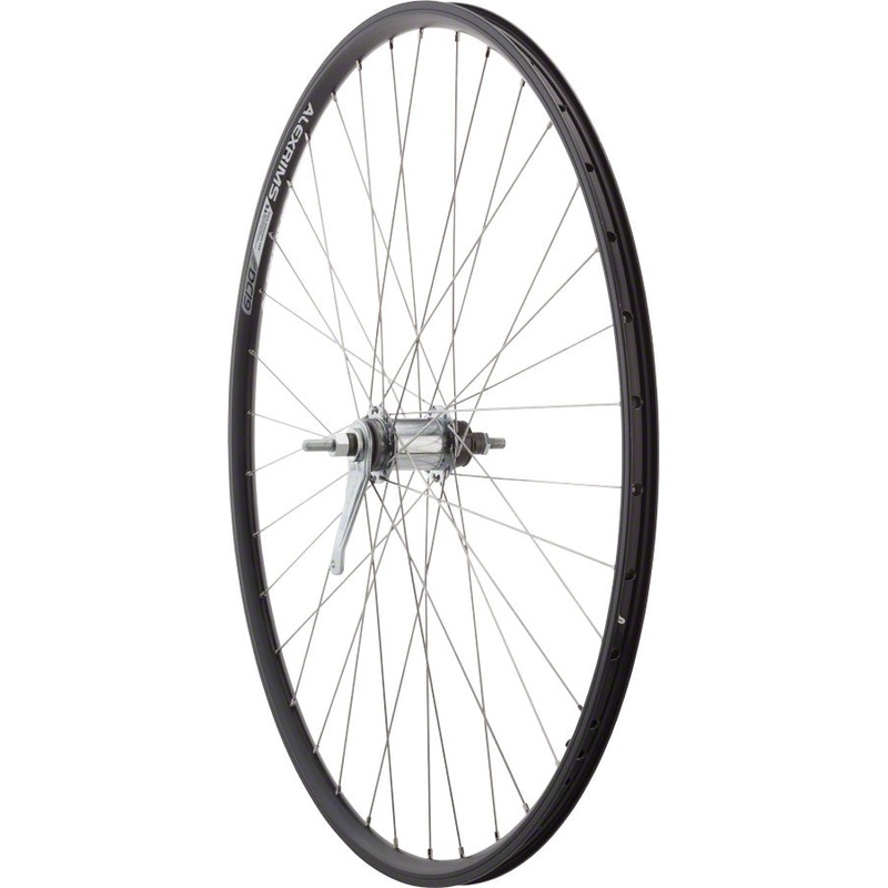 NEW Quality Wheels Value Double Wall Series Coaster Brake Rear Wheel Quality Wheels Value Double Wall Series Coaster Brake Rear Wheel – 700, 3/8″ x 124mm, Coaster Brake, 3 Prong Cog, Black, Clincher