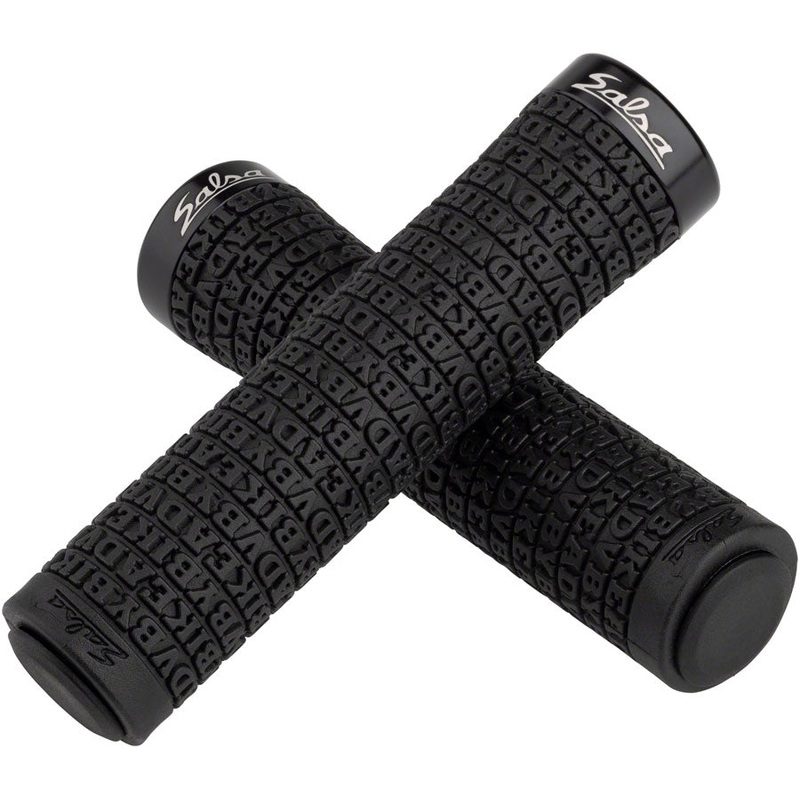 NEW Salsa Backcountry Lock-On Grips Grip Salsa Backcountry Lock-On Grips – Black, Lock-On