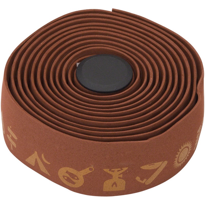 NEW Salsa Glyph Gel Cork Bar Tape Salsa Glyph Gel Cork Handlebar Tape – Dark Brown