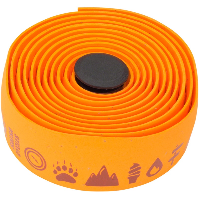 NEW Salsa Glyph Gel Cork Bar Tape Salsa Glyph Gel Cork Handlebar Tape – Orange