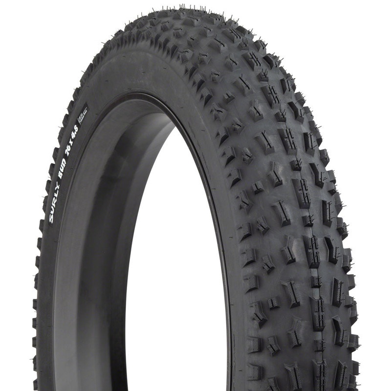 NEW Surly Bud Tire Surly Bud Tire – 26 x 4.8, Tubeless, Folding, Black, 120tpi