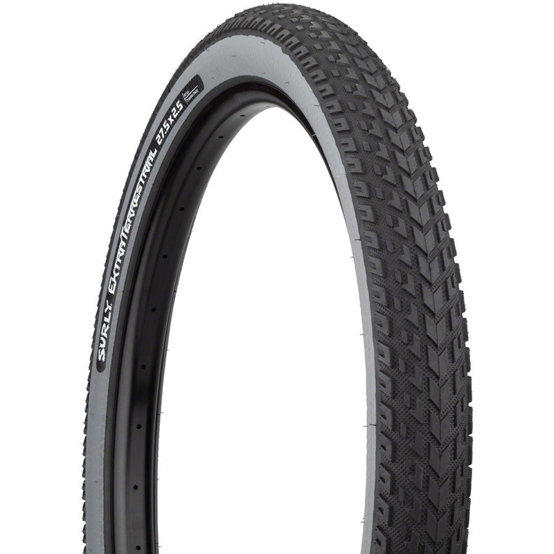NEW Surly ExtraTerrestrial Tire Surly ExtraTerrestrial Tire – 27.5 x 2.5, Tubeless, Folding, Black/Slate, 60tpi
