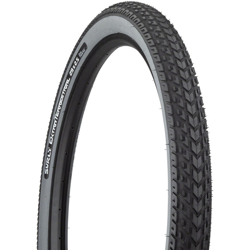 NEW Surly ExtraTerrestrial Tire Surly ExtraTerrestrial Tire – 29 x 2.5, Tubeless, Folding, Black/Slate, 60tpi