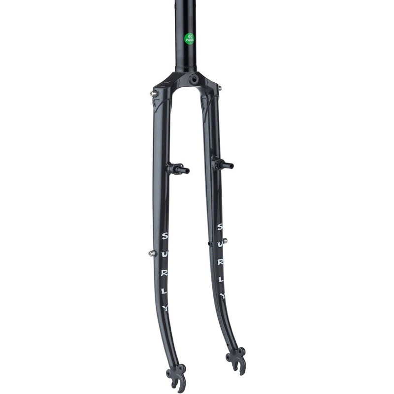 NEW Surly Pack Rat Cyclocross/Hybrid Fork Surly Pack Rat Fork: 650b, 390mm, 1-1/8″ Straight Steerer, Gray Haze