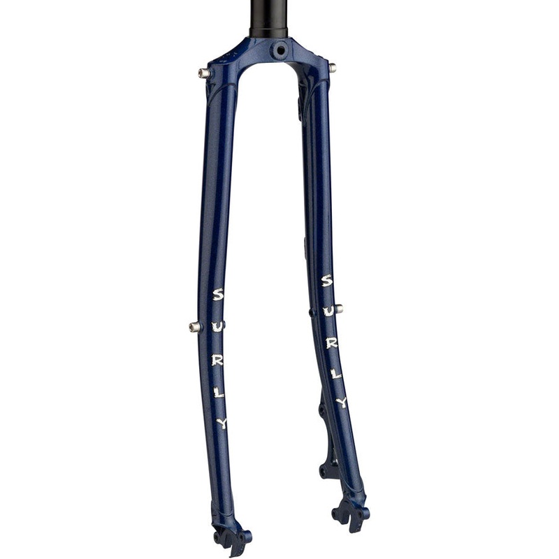 NEW Surly Straggler Cyclocross/Hybrid Fork Surly Straggler 650b Fork, 1 1/8″ 44mm Offset, Blueberry Muffin Top