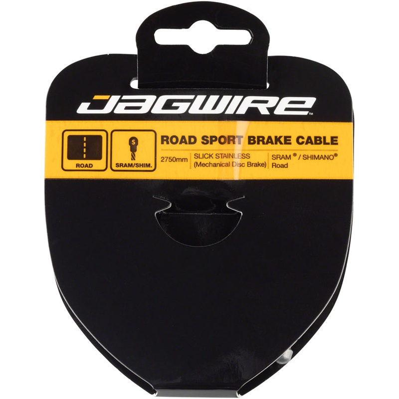 NEW Jagwire Sport Brake Cable Slick Stainless 1.5x2750mm SRAM/Shimano Road Tandem