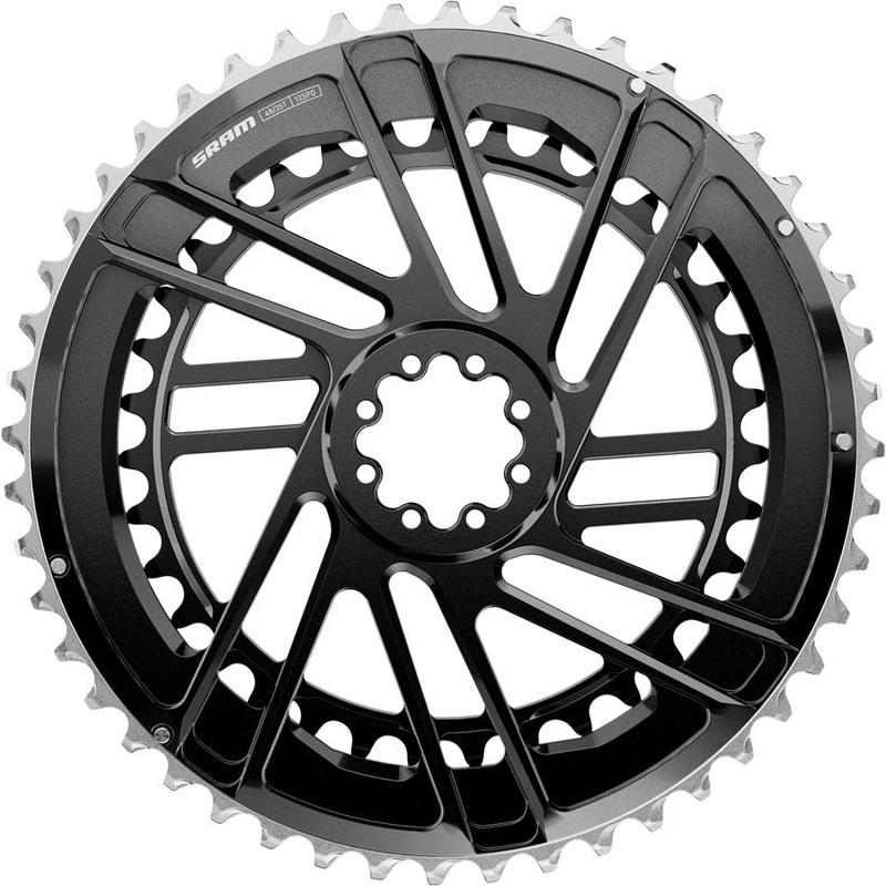 NEW SRAM Force 2x Chainring Kit – 2×12-Speed, 8-Bolt, Direct Mount, Black, E1 46/33t