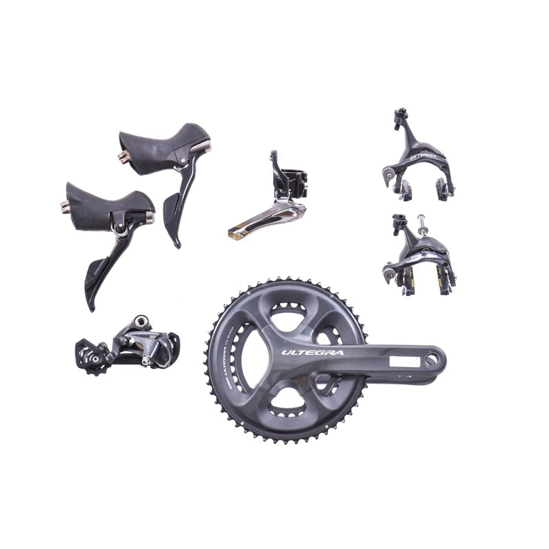 USED Shimano Ultegra 6800/6700 2×11 speed Mechanical Road Rim Brake Groupset ST, RD, FD, BR, FC 50/34T 172.5mm