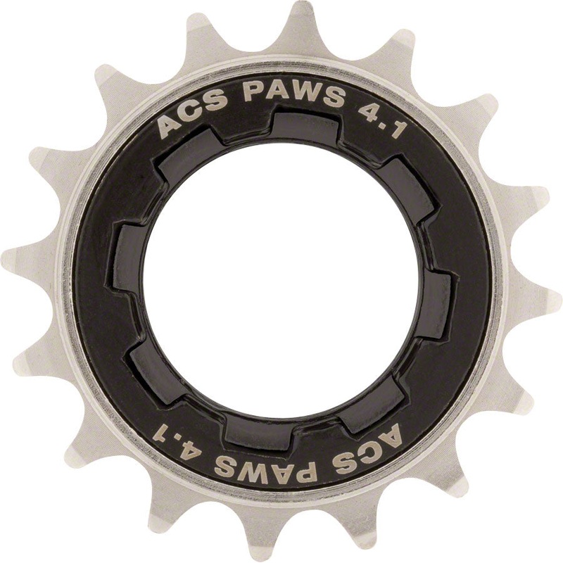 NEW ACS PAWS 4.1 Freewheel – 16t, Nickel