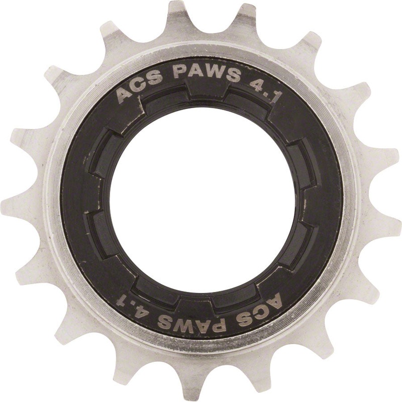 NEW ACS PAWS 4.1 Freewheel – 17t, Nickel