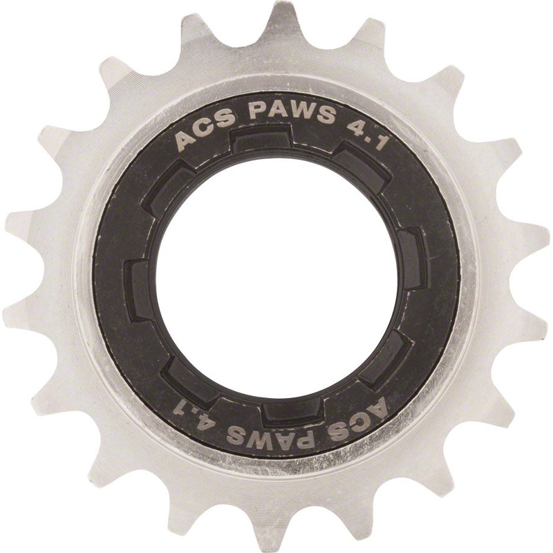 NEW ACS PAWS 4.1 Freewheel – 18t, Nickel